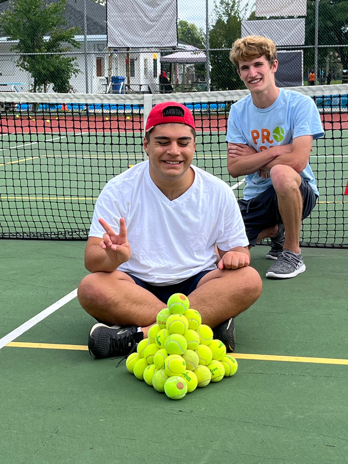 ATP trainee coaching a session